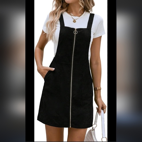 Roolee Overall Mini Dress Dress - Picture 1 of 5